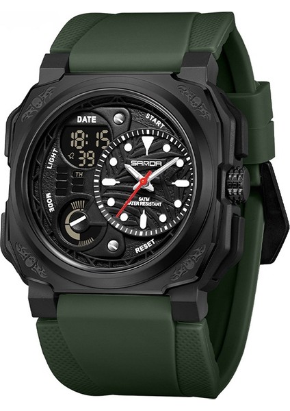 Erkekler Dijital Saat Spor Saatler Su Geçirmez 50 M Kol Saati Casıo Seiko (Yurt Dışından)