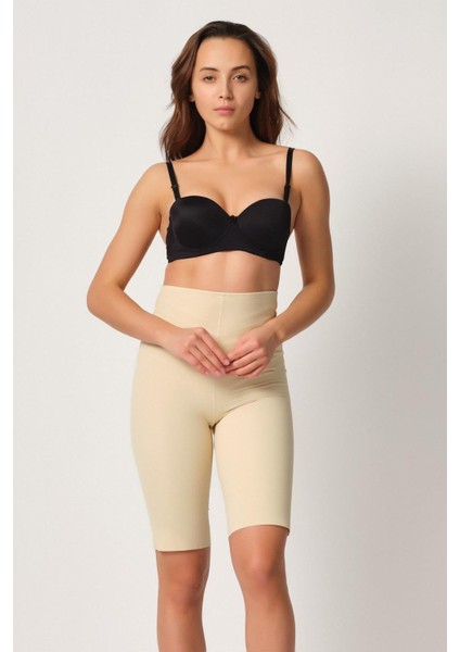 Ten Mı Emay 2923 Yüksek Bel Karyokalı Paçalı Lazer Korse