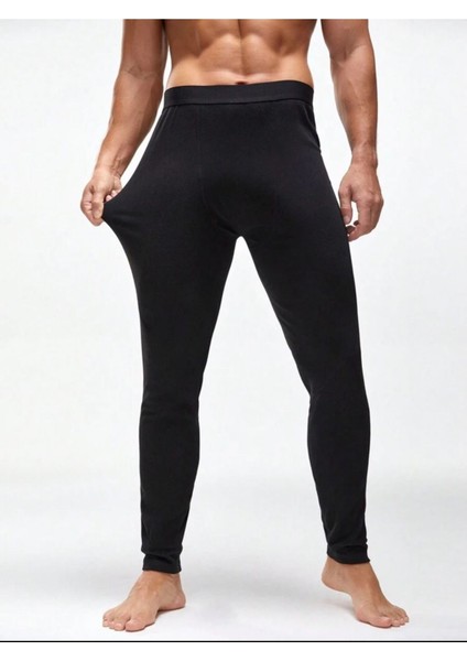 Siyah Erkek Termal Içlik Tayt modelleri