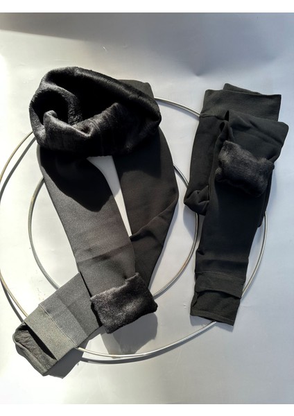 Siyah Peluş Tayt PT580-1 fiyatları