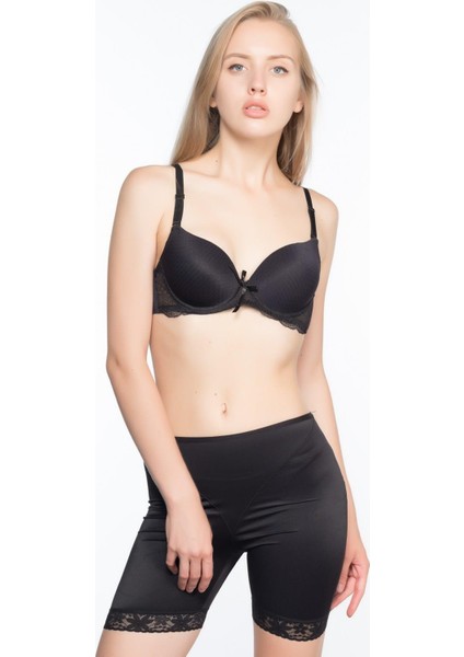 Siyah Mı Emay 2002 Paça Dantelli Pop Up