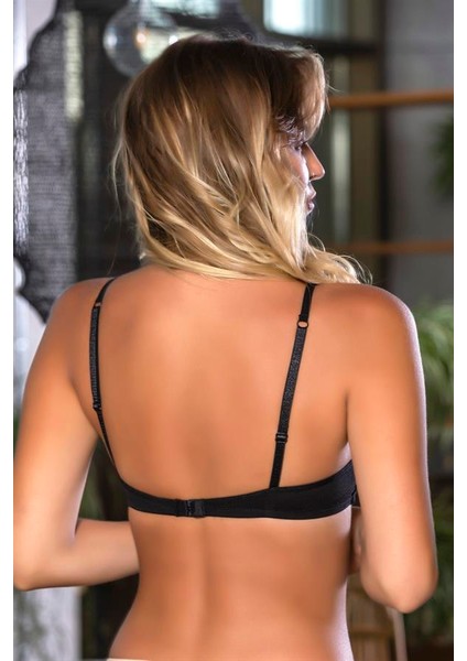 Günlük Kullanıma Uygun Pamuklu Üçgen Sütyen Siyah (BRF1960) fiyatları