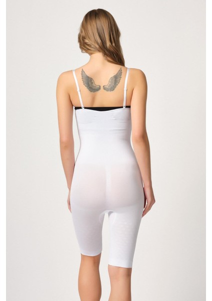 Beyaz Mı Emay 2093 Ön Agraflı Göğsü Açık Paçalı Boy Korse modelleri