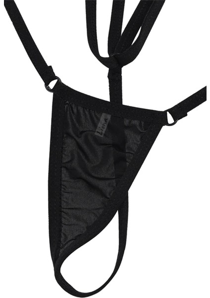 Büyük Beden Fantazi Iç Giyim Siyah Fantezi String fiyatları