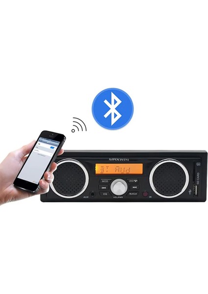 1 Din Araba Radyosu Mp3 Bluetooth Eller Serbest Arama Ar (Yurt Dışından)