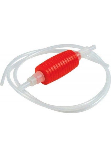 1.9 Metre Kırmızı Sifon Tüpü El Yakıt Pompası Benzin Sif (Yurt Dışından)