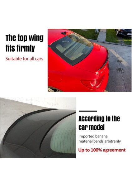 1.28M Evrensel Çatı Spoiler Karbon Fiber Kuyruk Kanadı S (Yurt Dışından) modelleri