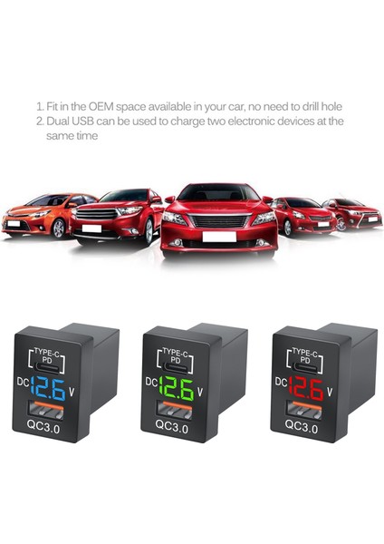 Yeni Şarj Cihazı Qc3.0 USB Araç Şarj Cihazı Soketi Pd Ye (Yurt Dışından) fiyatları
