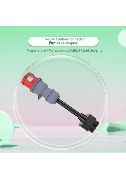 5pin Cee Adaptörü Tesla del S 3 x Y Gen 2 Ev Şarj Ciha (Yurt Dışından) fiyatları