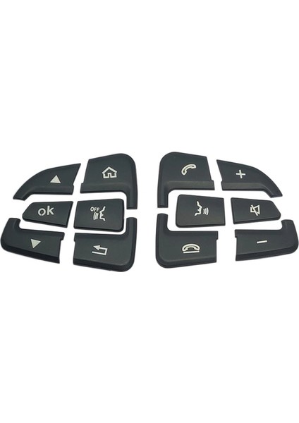 Araba Direksiyon Düğmesi Kapaklar Mercedes İçin Döşeme Ç (Yurt Dışından)