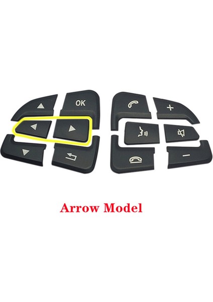 Araba Direksiyon Düğmesi Kapaklar Mercedes İçin Döşeme Ç (Yurt Dışından) indirimleri