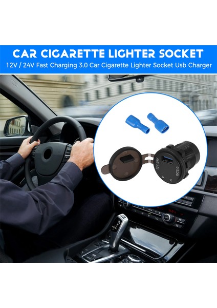 12V / 24V Hızlı Şarj 3.0 Araba Çakası Soketi USB Şarj Ci (Yurt Dışından) fırsatları