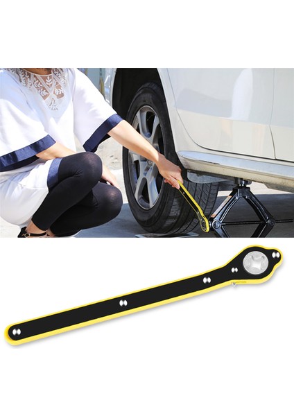 Otobil Lastik Ratchet Anahtarı Lastik Jack Sökme Anaht (Yurt Dışından)