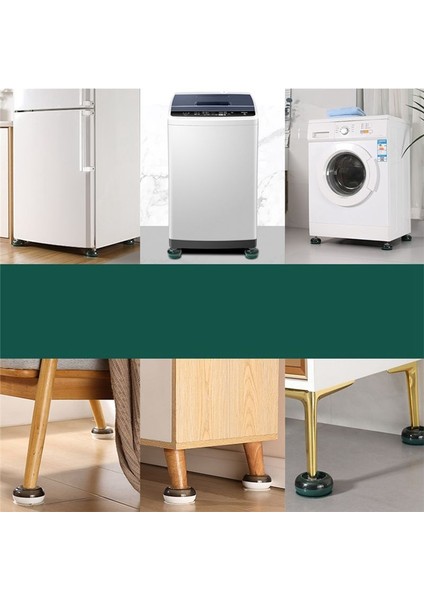 4pcs Çamaşır Makinesi Base Ayak Pedleri Evrensel Koruyucu Ped Kalın Sessiz Ev Kurutma Makinesi Için Şok Dışı Şok Geçirmez (Yurt Dışından) fiyatları