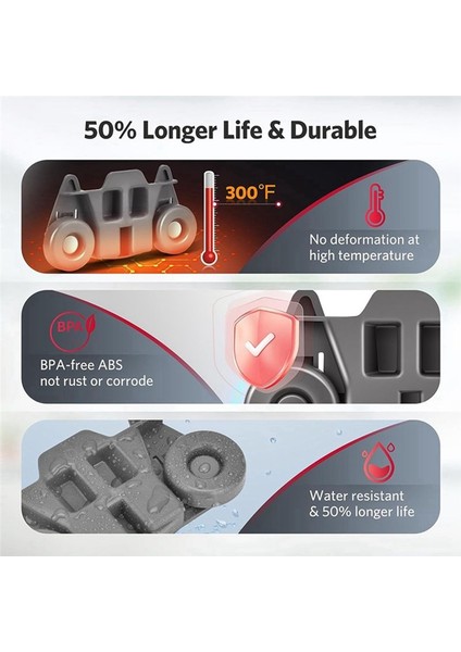 Yükseltme W10195416 Bulaşık Makinesi Tekerlekler Kitchenaid Whirlpool Için Alt Raf Maytag Kenmore Dish Raf Parçaları 4 Paket (Yurt Dışından) indirimleri