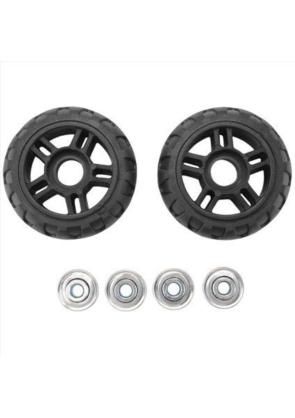 Bavul Tekerlekleri 1 Çift Bagaj Bavul Yedek Tekerlek Azları Deluxe Onarım Deluxe Onarım Aracı Tekerlomaları (Yurt Dışından)