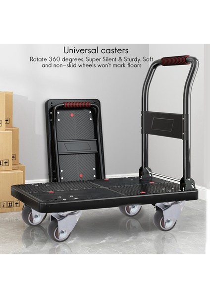 4 Paket 1 Inç Düşük Profilli Tekerlekler Tekerlekler Yumuşak Kauçuk Döner Tekerleğe Sahip 360 Derece Üst Plakalı 100 Lb 4 Set Için Toplam Kapasite (2 Frenli ve 2) (Yurt Dışından) modelleri