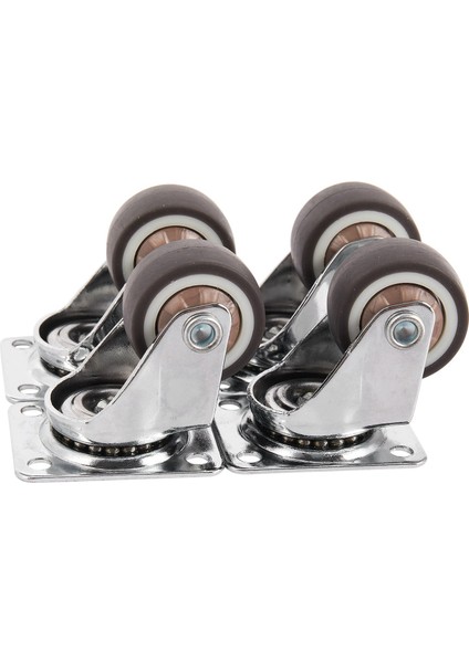 Mini Tekerlekler, 1 Inç/25 mm Çap, Kitaplık Çekmeceleri Için Ultra Şapkalı Tekerlek (Yurt Dışından)