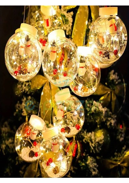 3 mt Kardan Adam Figürlü Yılbaşı Organizasyon Konsept Süsleme 10 Top Perde LED 8 Mod LED 220V Fişli fiyatları