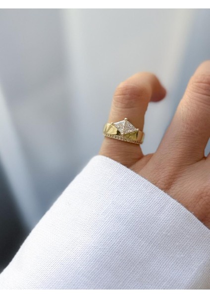 Çelik Taşlı Serçe Parmak Yüzük (Ayarlanabilir) fiyatları