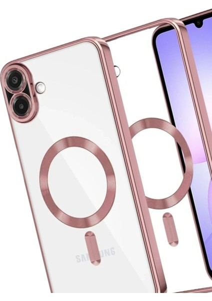 Yzlal Newface Samsung Galaxy A07 Kross Magneticsafe Kapak - Rose modelleri