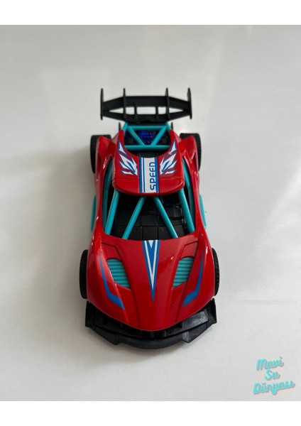 Metal Çek Bırak Yarış Arabası 14X6 cm Kırmızı