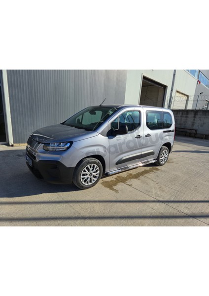 Fıat Doblo 2022+ | Al-Kar V2 Modeli Yan Basamağı + Arka Koruma Bar (2mm Çok Sağlam) fırsatları