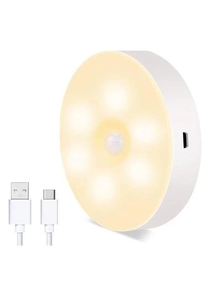 Hareket Sensörü Dolap Altı Aydınlatması USB Şarj Edilebilir LED (5148) fiyatları
