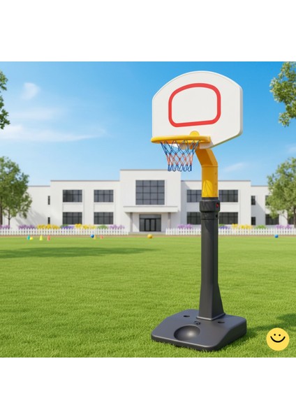 Ayarlanabilir Çocuk Basketbol Potası 117-177 cm Ev Içi Bahçe Dayanıklı Spor Aktivite Seti