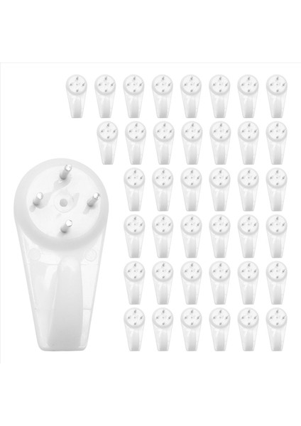 Sıva/beton Duvar Kancaları, Hasar Kancası Asma Kiti Yok, Delme Gerekmez, 40 Set (Yurt Dışından)