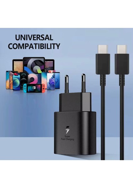 45W Süper Hızlı Şarj Cihazı | 1 Metre Type-C Kablo | Güçlü ve Hızlı Şarj modelleri