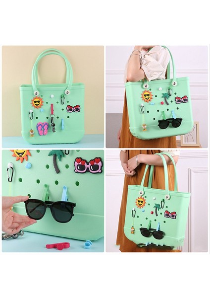 Torba Özel Aksesuar Kancası ve Bogg Çantalarına ve Plaj Çantalarına Aksesuarlar Eklemek Için Uygun Beyaz (Yurt Dışından) fırsatları