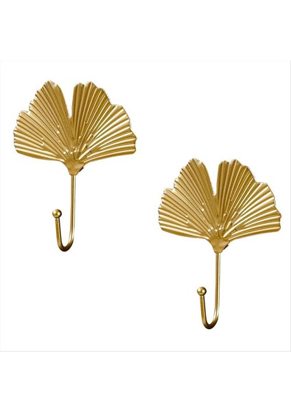 Palto Kancaları Altın Asılı Tutucu Anahtar, Dekoratif Yapraklar Metal Kancalar Duvara Monte Kancalar Askı (Yurt Dışından)