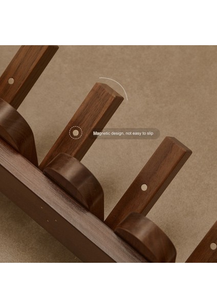 Oturma Odası Mobilyaları Için Ahşap Duvara Monte Palto Rafı Gizli Dekoratif Kanca Giysileri Şapka Anahtar Askı Dolabı C (Yurt Dışından) fırsatları