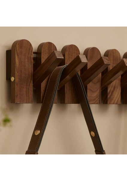 Oturma Odası Mobilyaları Için Ahşap Duvara Monte Palto Rafı Gizli Dekoratif Kanca Giysileri Şapka Anahtar Askı Dolabı C (Yurt Dışından) indirimleri