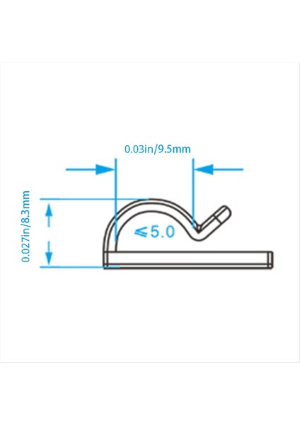 100PCS Açık Dize Işıkları Için Kancalar Klipsler Noel Işığını Asmak Için Ağır Hizmet Kablo Klipsleri (Yurt Dışından) fiyatları