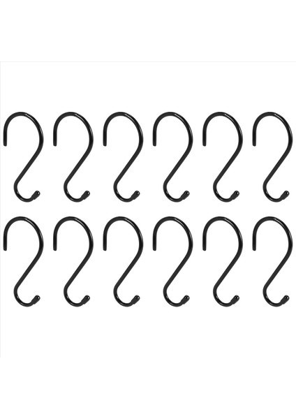 Asmak Için 12 Paket 6 Inç Büyük Ağır Hizmet Tipi S Kancaları, Kaymaz Kauçuk Kapalı Kancalar, Asılı Için Çelik Metal Kancalar (Yurt Dışından) fiyatları