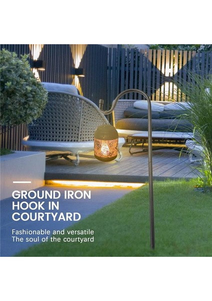 Çoban Kancaları Rusta Dayanıklı Bahçe Kazı Açık Metal Bitki Standı Askı Kuş Besleyici Direği 80.5X10X1CM (Yurt Dışından) indirimleri