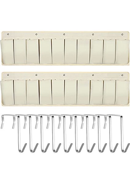 2pcs Rv Ayakkabı Rv Ayakkabı Depolama Organizatörü 44.1 Inç Asma Ayakkabı Yatağı Depolama Çantası 10 ile Ayakkabı Oyuncak Tool B (Yurt Dışından)