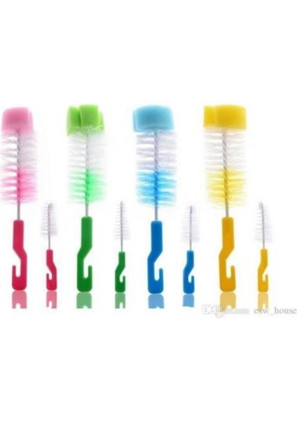 Bebek Biberon Temizleme Fırça Seti, Kıl ve Kanca ile Kolay Temizlik