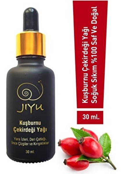 30 ml Kuşburnu Yağı Doğal Cilt Yenileyici Etki ile Tüm Cilt Tiplerine Uygun