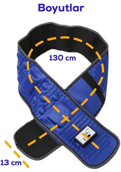 Titreşimli Masaj Kemeri- Kas Gevşetici Masaj Aleti ve Vücut Şekillendirme Cihazı