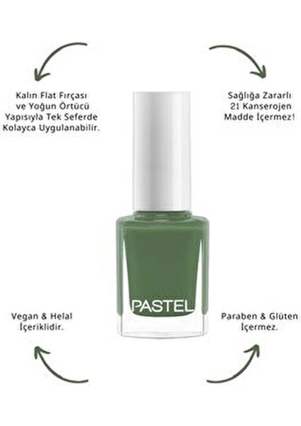 316 Renkli Oje 316 Yeşil Tonu ile Uzun Süre Kalıcı Parlaklık Sağlar fiyatları