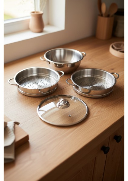 Pedro 4 Parça Mantı Tencere Seti fırsatları