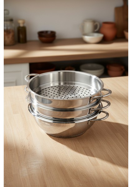 Pedro 4 Parça Mantı Tencere Seti indirimleri