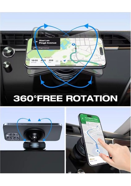 🚀 360° Döner Vakumlu Manyetik Telefon Tutucu – Ultra Güçlü Tutuş, Şık Tasarım fiyatları