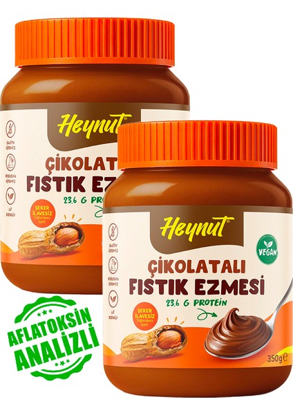 Çikolatalı Fıstık Ezmesi 350 gr x 2 Adet