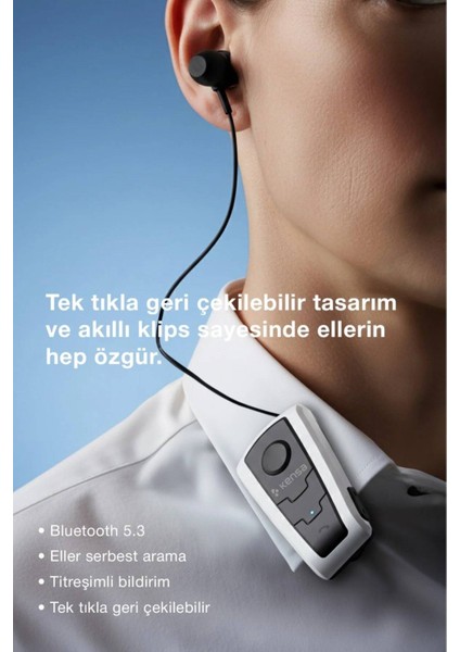 KB-200 Makaralı Titreşimli Bluetooth Kulaklık fırsatları