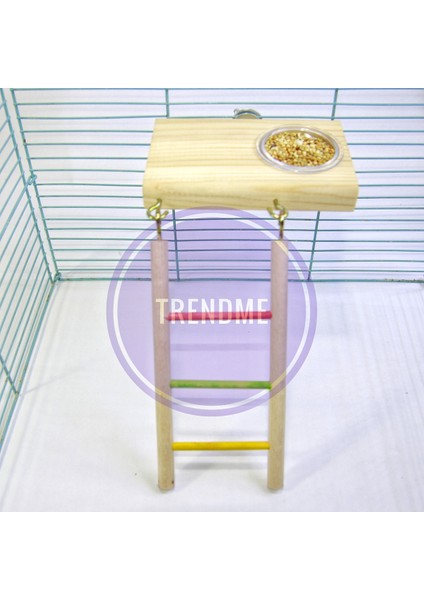Trendme Özel Oyuncaklı Kafes Içi Kuş Merdivenli Balkonu fiyatları
