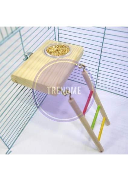 Trendme Özel Oyuncaklı Kafes Içi Kuş Merdivenli Balkonu modelleri